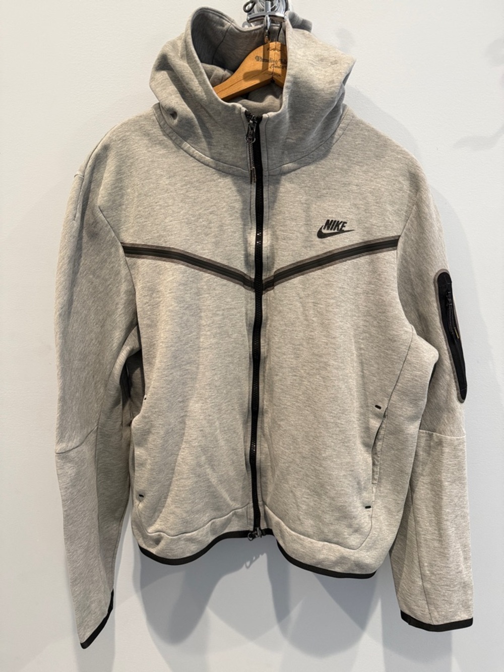 Nike Tech Grey Full-Zip Hoodie